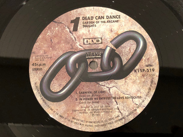 Master Release: Garden Of The Arcane Delights by Dead Can Dance