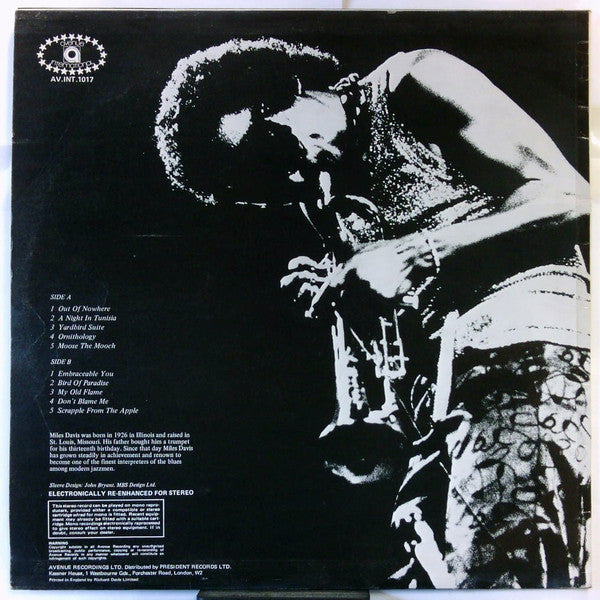 Release: Many Miles Of Davis-Vinyl-UK-1974-AV.INT.1017-1552245