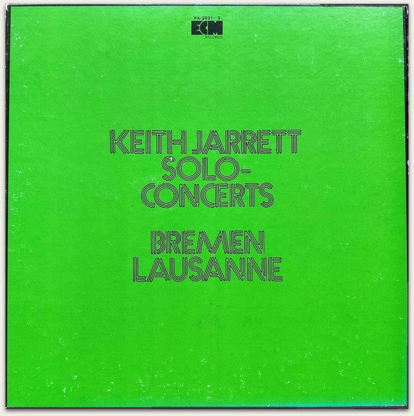 Release: Solo Concerts: Bremen / Lausanne-Vinyl, Box Set-Japan-1973-PA 3031~3, PA 3031~33-3354502