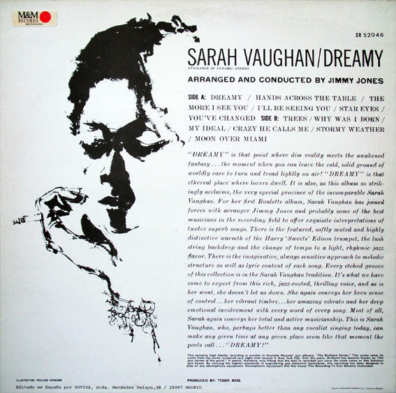 Release: Dreamy-Vinyl-Spain-1987-SR 52046, SR 52046-6388983