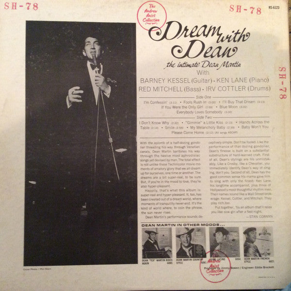 Dream With Dean - The Intimate Dean Martin