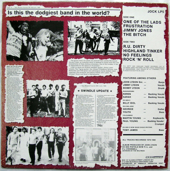 Release: Family Album-Vinyl-UK-1986-JOCK LP5, JOCK LP 5-2322406
