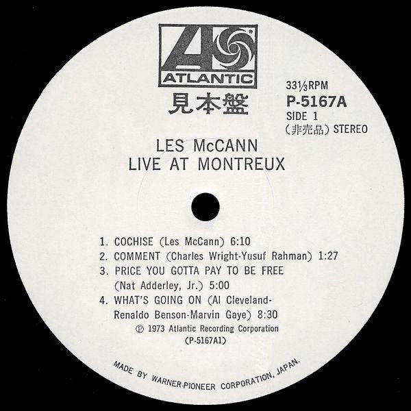 Master Release: Live At Montreux by Les McCann