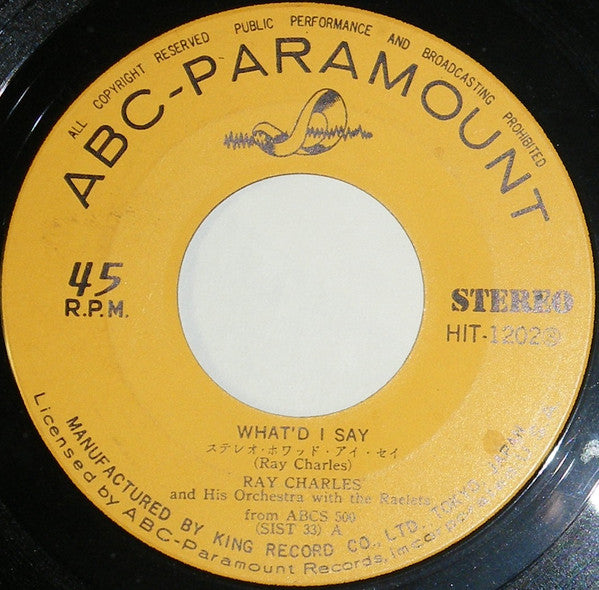 What'd I Say / I Can't Stop Loving You