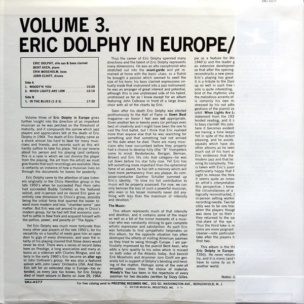 Release: In Europe / Volume 3.-Vinyl-Japan-1978-SMJ-6577, PG-6082-3894688