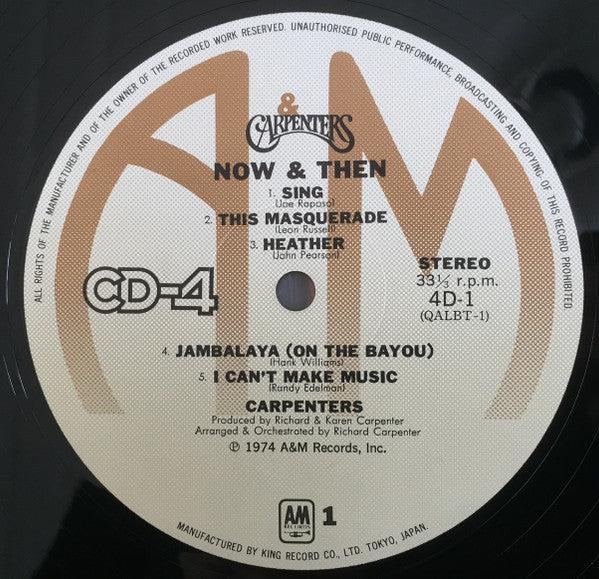 Release: Now & Then-Vinyl-Japan-1974-4D-1-7224856
