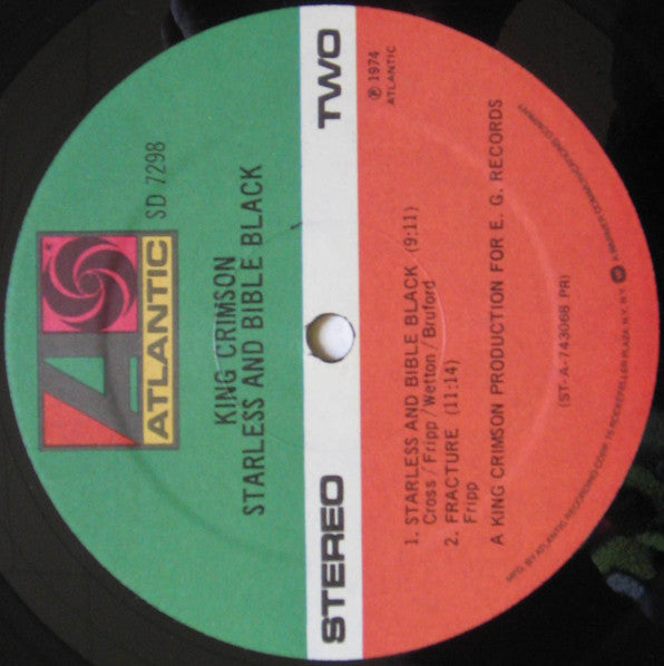 Starless And Bible Black