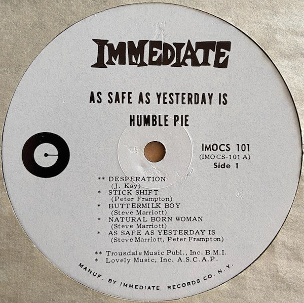 As Safe As Yesterday Is