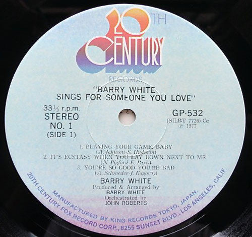 Barry White Sings For Someone You Love