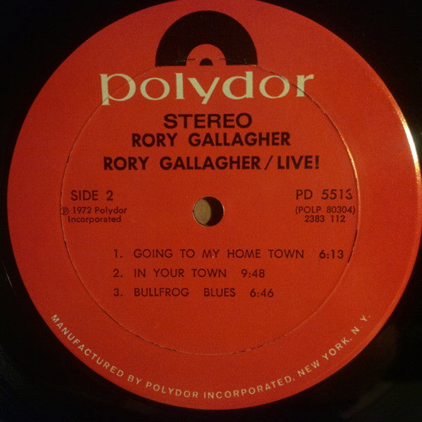 Rory Gallagher Live!