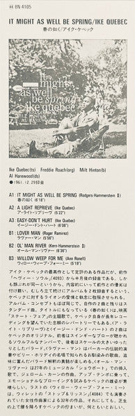 It Might As Well Be Spring