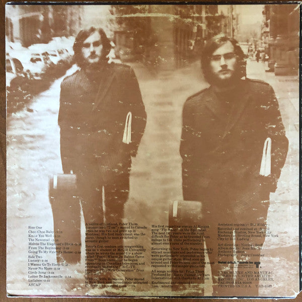 Release: Peter Thom-Vinyl-US-1972-UAS-5587-2644994