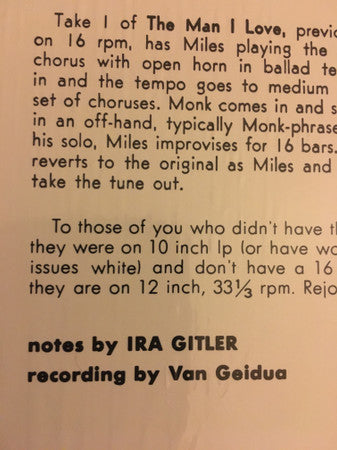 Miles Davis And The Modern Jazz Giants