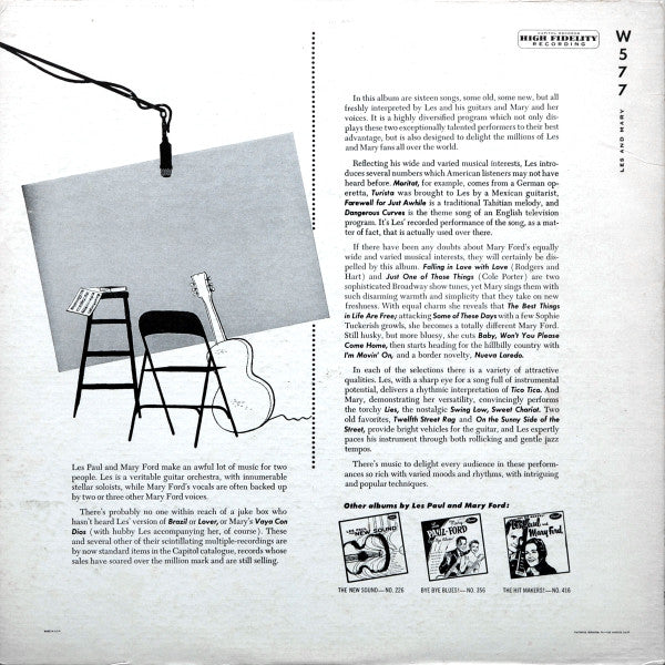 Master Release: Les And Mary by Les Paul & Mary Ford