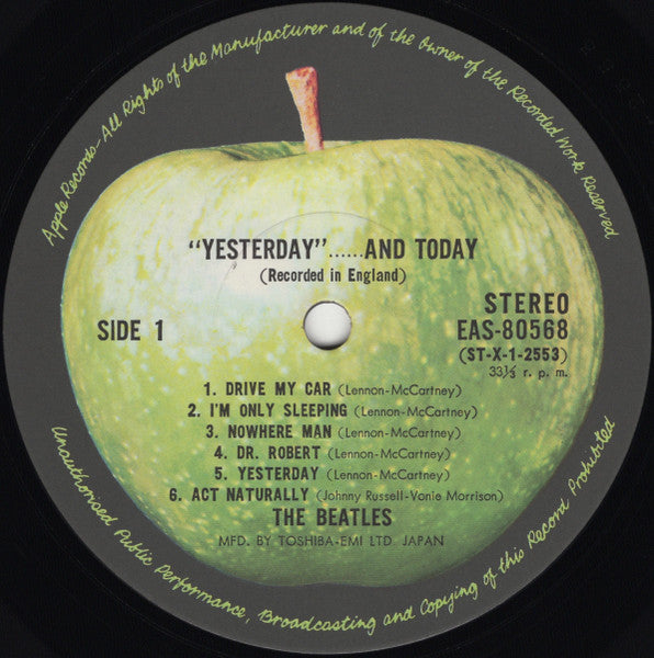 Yesterday And Today = イエスタデイ・アンド・トゥデイ