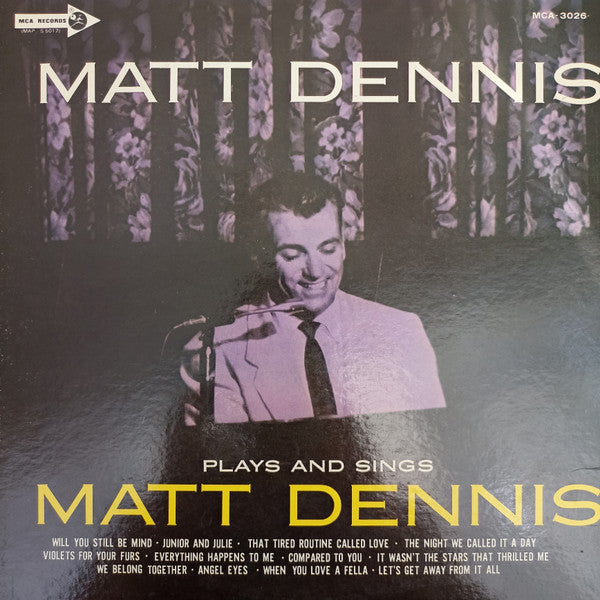 Plays And Sings Matt Dennis