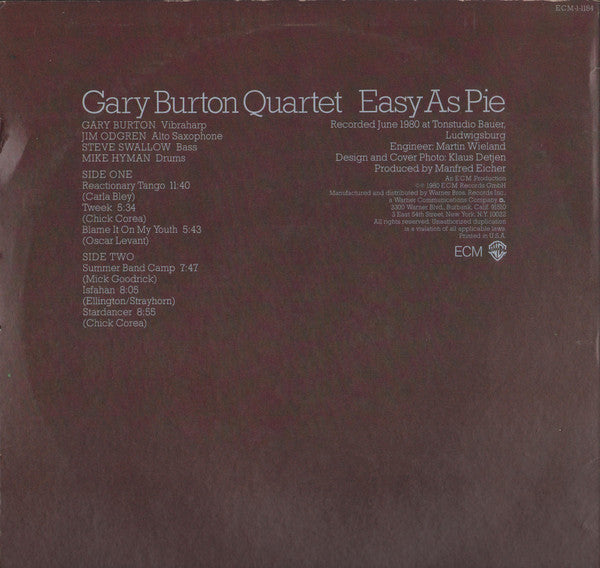 Release: Unknown Release-Vinyl-US-1980-ECM-1-1184-3045990