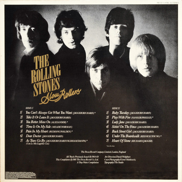 Release: Slow Rollers-Vinyl-Netherlands-None-TAB 30, 820 455-1 RM-4757105
