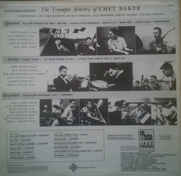 Release: The Trumpet Artistry Of Chet Baker-Vinyl-US-1982-PR 9011-4319875