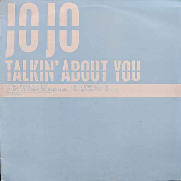 Release: Talkin' About You-Vinyl-UK-2001-URSDJ 3-2941837