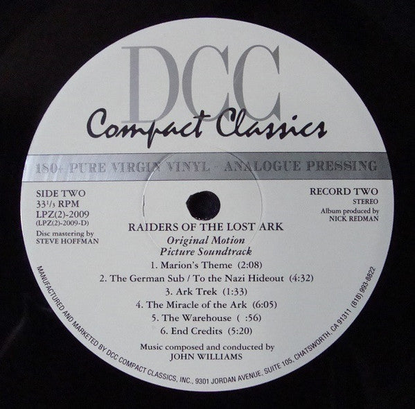 Raiders Of The Lost Ark (Original Motion Picture Soundtrack)