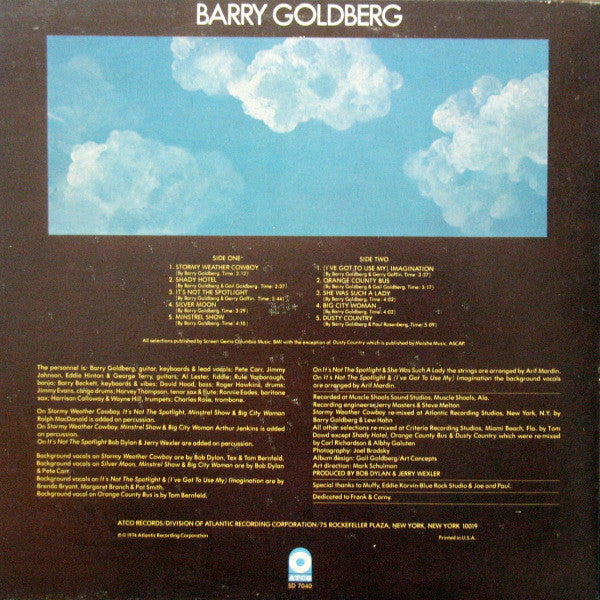 Master Release: Barry Goldberg by Barry Goldberg