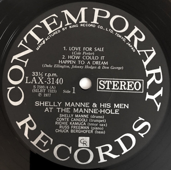 Live! Shelly Manne & His Men At The Manne Hole