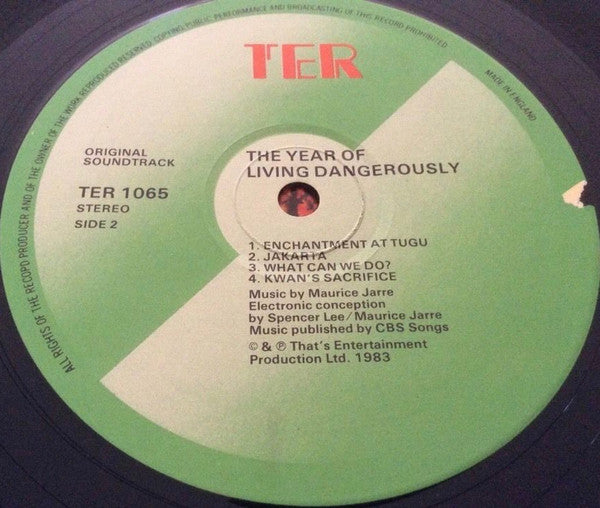 The Year Of Living Dangerously - Original Motion Picture Soundtrack