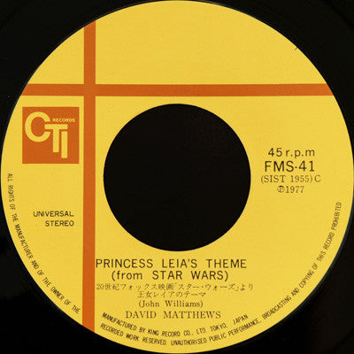 Theme From Star Wars / Princess Leia's Theme (From Star Wars)