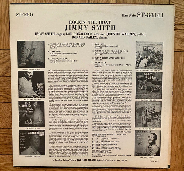 Release: Rockin' The Boat-Vinyl-US-1970-BST 84141-5846763
