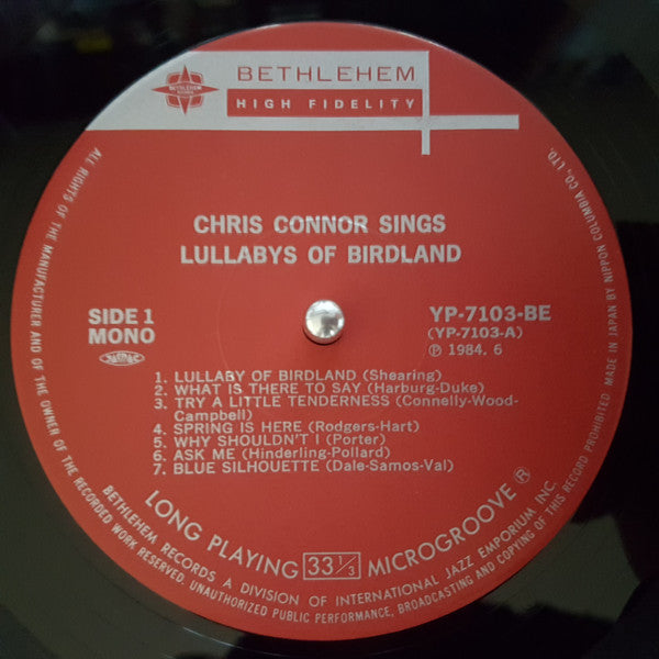 Sings Lullabys Of Birdland