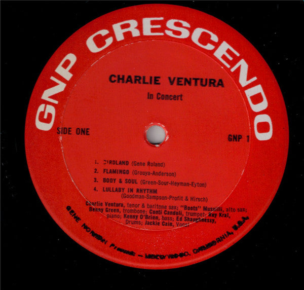Charlie Ventura And His Band In Concert