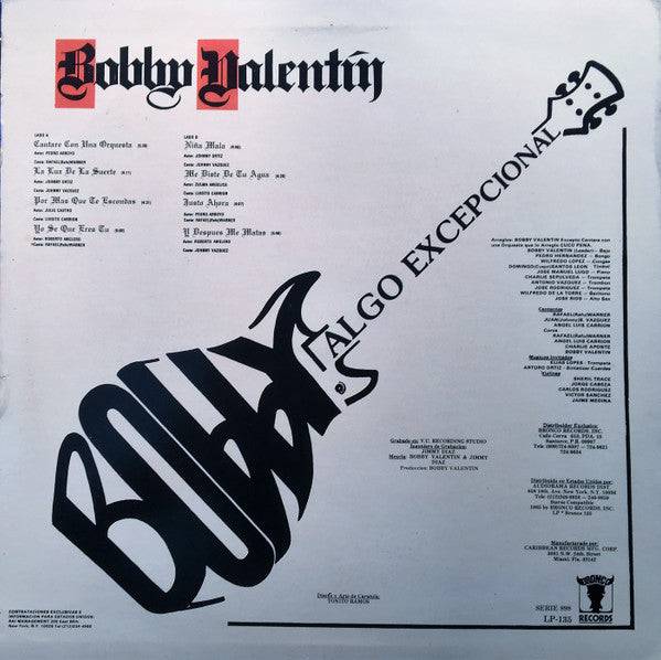 Master Release: Algo Excepcional by Bobby Valentin