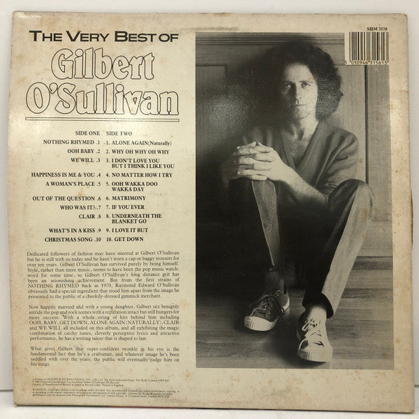 Master Release: The Very Best Of Gilbert O'Sullivan by Gilbert O'Sullivan