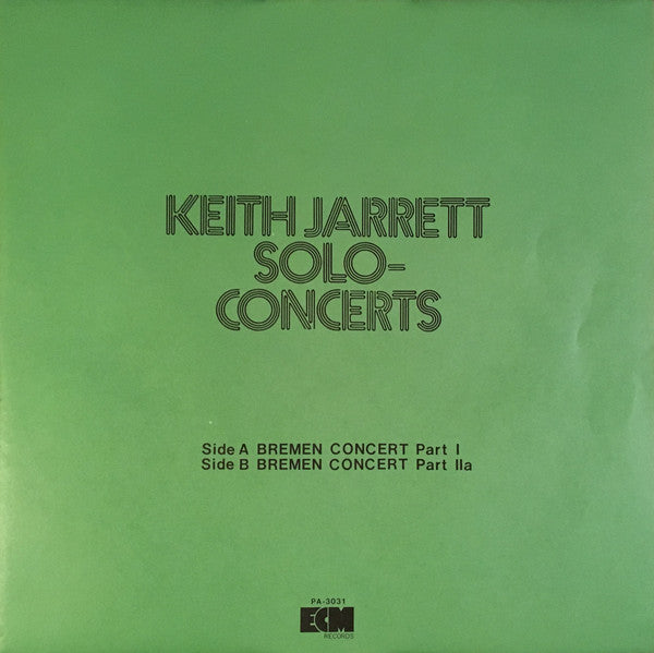 Solo Concerts: Bremen / Lausanne