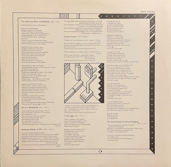 The Lamb Lies Down On Broadway = 眩惑のブロードウェイ