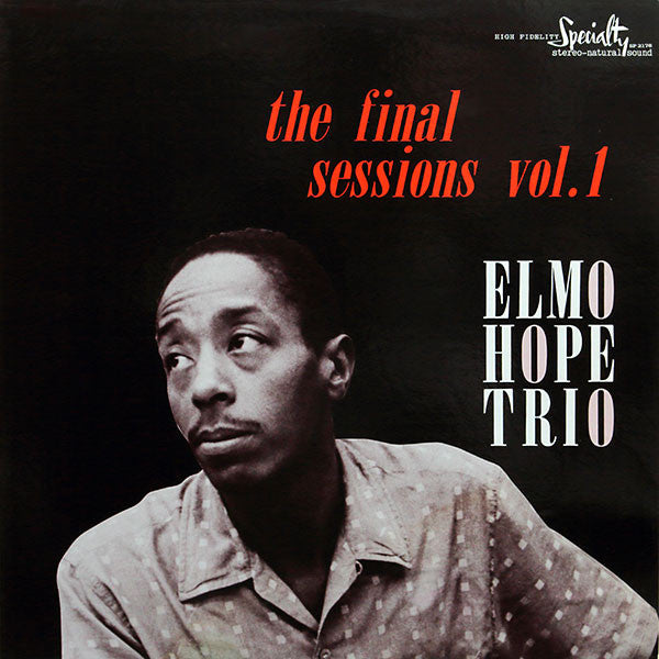Master Release: Last Sessions by Elmo Hope Trio