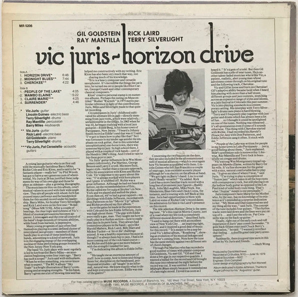 Master Release: Horizon Drive by Vic Juris