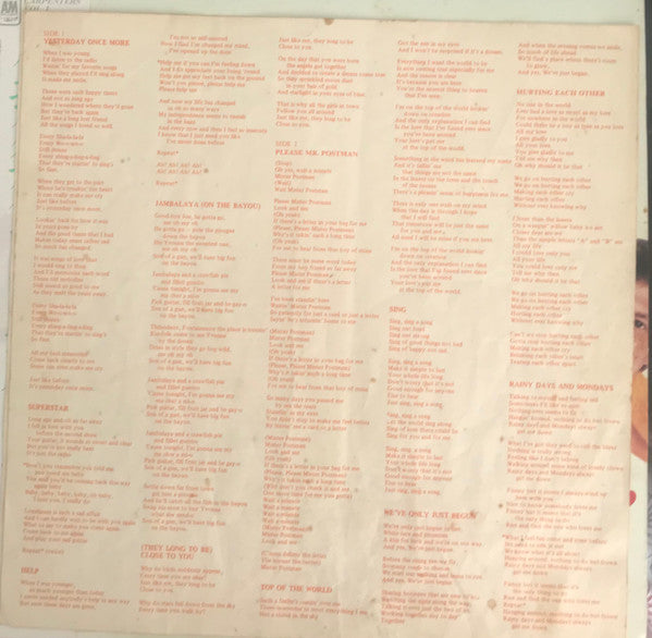 Carpenters Vol.1 - Yesterday Once More