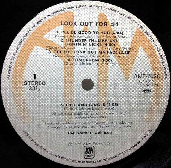 Release: Look Out For #1-Vinyl-Japan-1979-AMP-7028-4617084