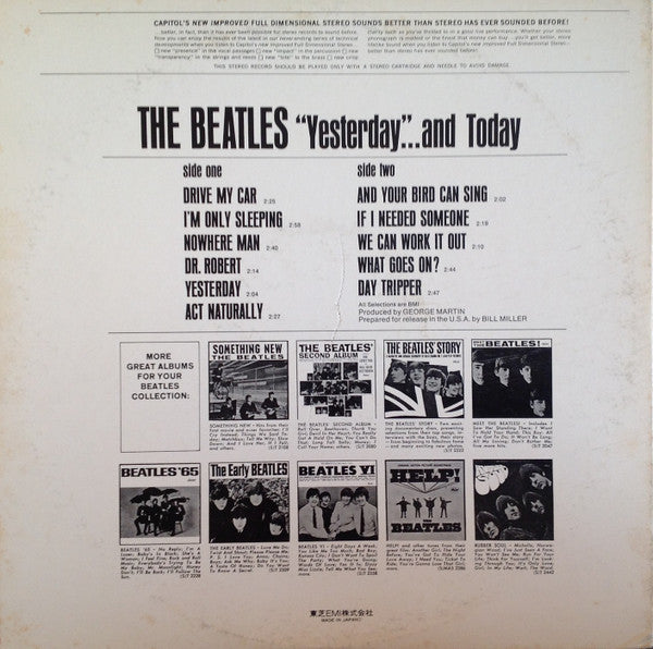 Yesterday And Today = イエスタデイ・アンド・トゥデイ