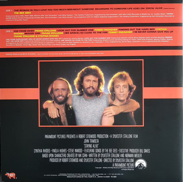 Master Release: Staying Alive (The Original Motion Picture Soundtrack) by Various