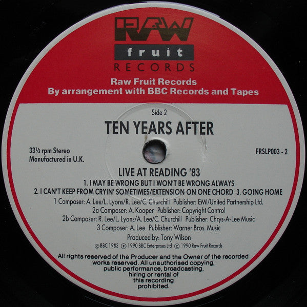 Live At Reading '83 (The Friday Rock Show Sessions)