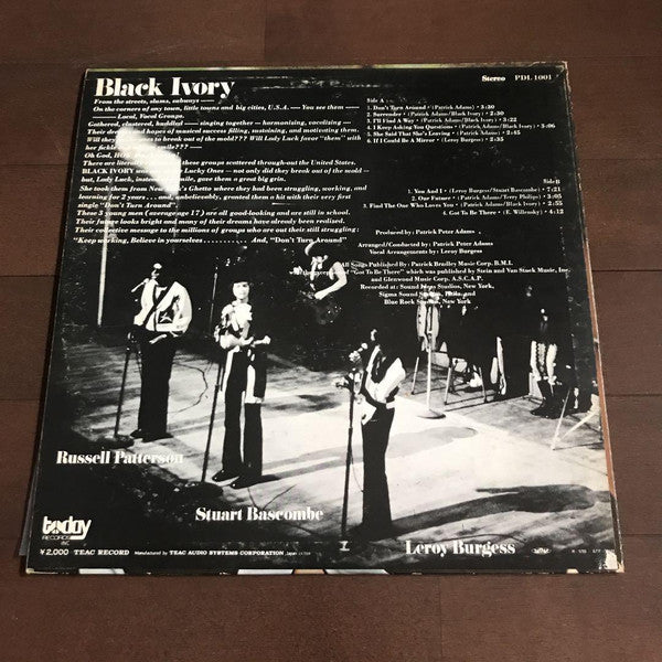 Master Release: Don't Turn Around by Black Ivory