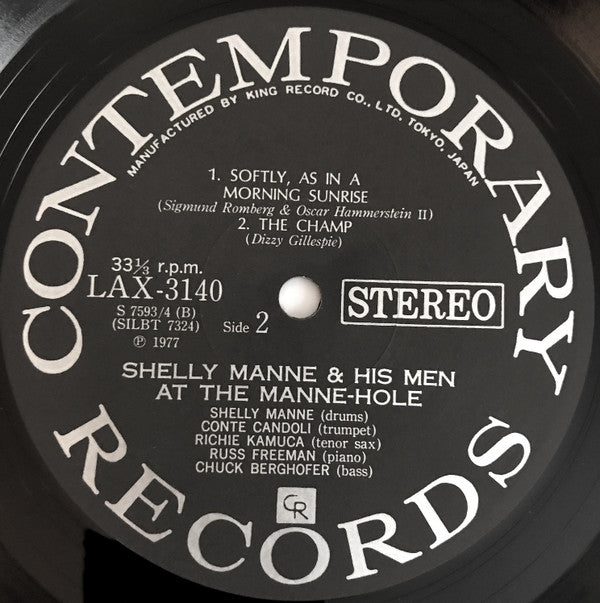 Live! Shelly Manne & His Men At The Manne Hole