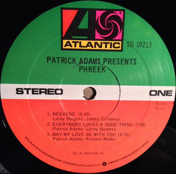 Patrick Adams Presents Phreek