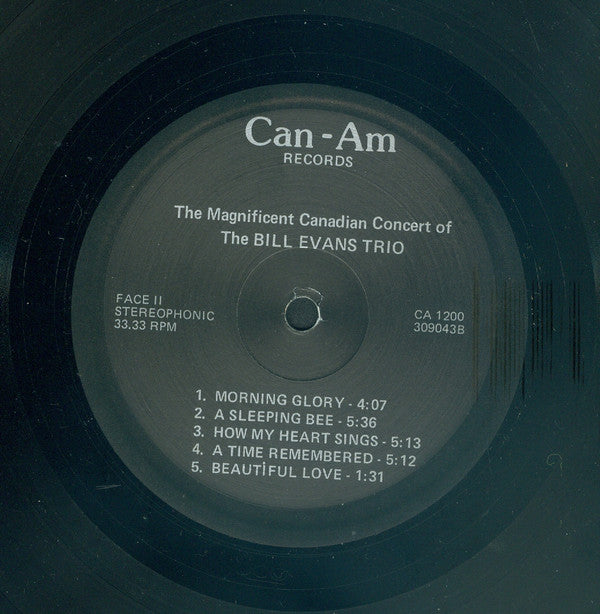 The Canadian Concert of Bill Evans