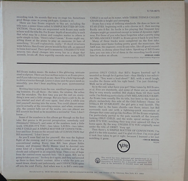 A Simple Matter Of Conviction