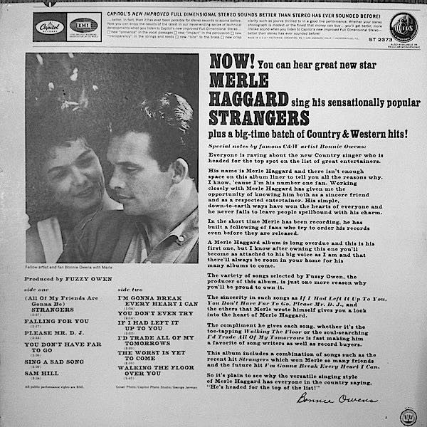 Master Release: Strangers by Merle Haggard