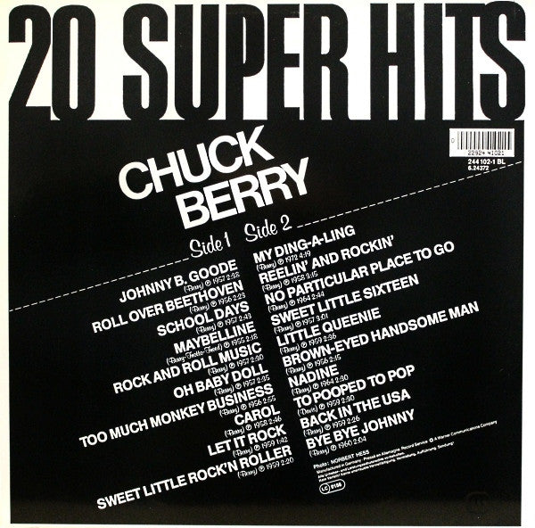 Master Release: 20 Super Hits by Chuck Berry